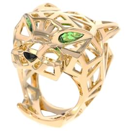 Cartier-Bague Cartier Panthère en Grenat Tsavorite et Onyx-Autre