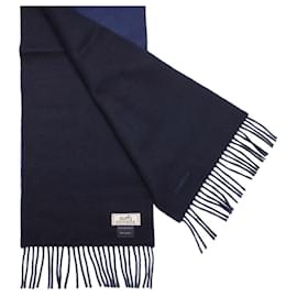 Hermès-Hermes Black Cashmere Stole-Black