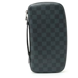 Louis Vuitton-Louis Vuitton Damier Cobalt Atoll Organizer Travel Case-Black