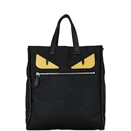 Fendi-Fendi Bag Bugs Monster Handbag Tote-Black