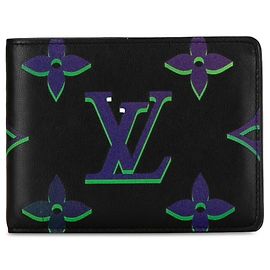 Portefeuille bi-fold Monogram Spotlight Louis Vuitton Noir
