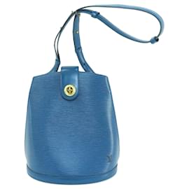 Louis Vuitton-Louis Vuitton Cluny Toledo Blue Shoulder Bag-Blue