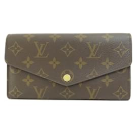 Louis Vuitton-Louis Vuitton M62236 Portefeuille Sarah Monogram Coquelicot Long Wallet-Red,Monogram