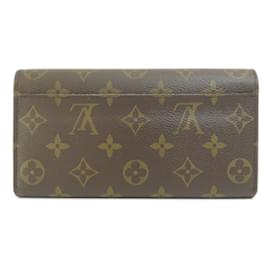 Louis Vuitton-Louis Vuitton M62236 Portefeuille Sarah Monogram Coquelicot Long Wallet-Red,Monogram