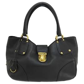 Prada-Bolsa tote de couro preto Prada-Preto