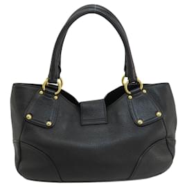 Prada-Bolsa tote de couro preto Prada-Preto