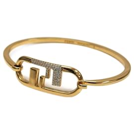 Fendi-Bracelet Bangle Fendi FF Orlock-Doré