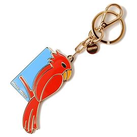 Chaveiro de papagaio Miu Miu Vermelho Azul