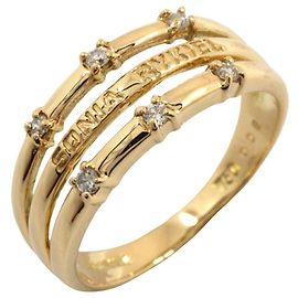 Sonia Rykiel 18K Gelbgold Diamantring Andere