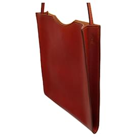 Hermès-Hermes Brown Leather Shoulder Bag-Brown