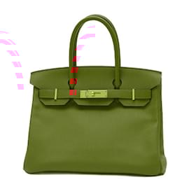 Hermès-Hermes Birkin 30 Handbag in Epsom Rouge Cou D-Red