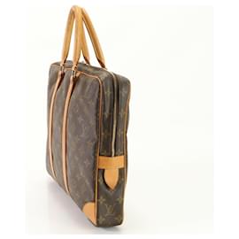 Louis Vuitton-Louis Vuitton Monogram Porte Document Voyage Bag-Brown