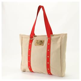 Louis Vuitton-Louis Vuitton Antigua Cabas GM Shoulder Bag-Beige