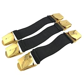 Chanel-Chanel Clip Armband-Black,Golden