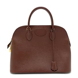 Hermès-Bolsa 2WAY Hermes em couro marrom-Marrom