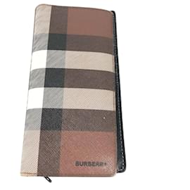 Burberry-Burberry Long Bi-Fold Wallet-Brown