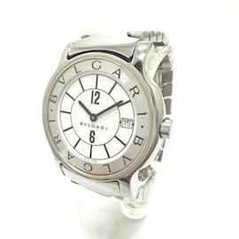 Bulgari-Bvlgari ST35S Quartz Date Wristwatch-White