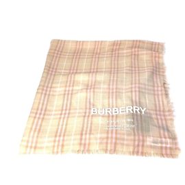 Stola a quadri rosa Burberry Rosa