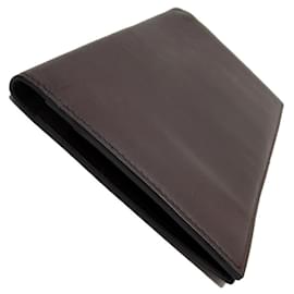 Hermès-Hermes Long Bill Wallet in Bordeaux-Dark red