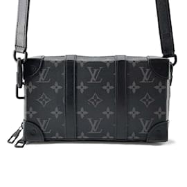 Louis Vuitton-Louis Vuitton Monogram Eclipse Shoulder Bag-Black