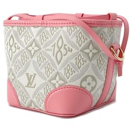 Louis Vuitton-Bolsa de Ombro em Jacquard Monogram Louis Vuitton-Rosa