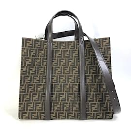Fendi-Fendi 7VA390 Brown Tote Bag-Brown