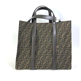 Fendi-Fendi 7VA390 Brown Tote Bag-Brown