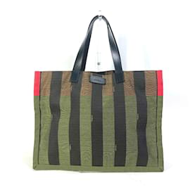 Fendi-Fendi Brown Leather Tote Bag-Brown