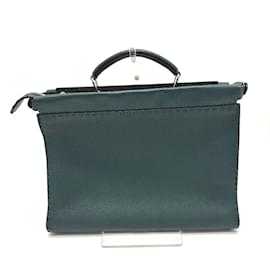 Fendi-Sac à main d'affaires Fendi 7VA406 Selleria Monster-Bleu
