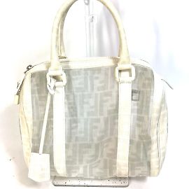 Bolsa Duffle Mini Fendi Branco