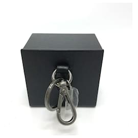 Fendi-Fendi 7AR894 Leather Keyring-Black