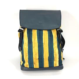 Fendi-Fendi Yellow Backpack-Yellow