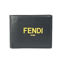Fendi-Fendi 7M0001 Bi-Fold Wallet-Black