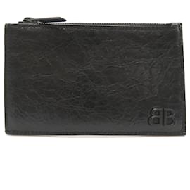 Balenciaga-Balenciaga Monaco Long Coin & Card Holder-Black