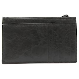 Balenciaga-Porta-moedas e porta-cartões longo Monaco da Balenciaga-Preto