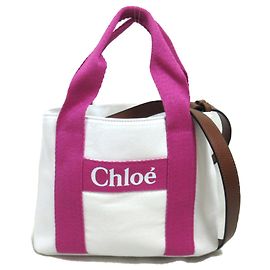 Bolsa de Ombro Chloé 2-Way Branco