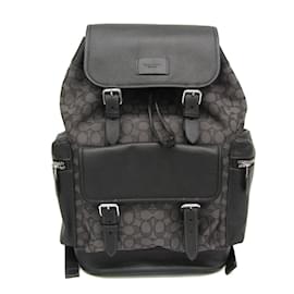 Coach-Coach Signature CE523 Men's Leather and PVC Backpack-Brown,Black