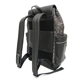 Coach-Coach Signature CE523 Men's Leather and PVC Backpack-Brown,Black