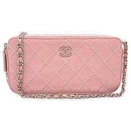 Borsa a spalla in pelle rosa Chanel A82527 Rosa