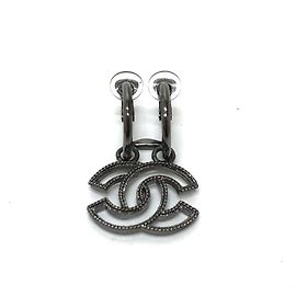 Orecchini a clip Chanel CC Mark A17S neri Nero