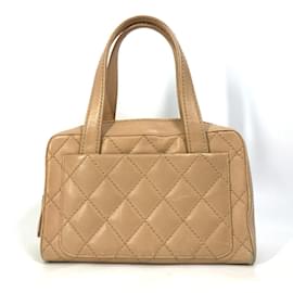 Chanel-Chanel CC Mark Vintage Duffle Bag-Beige