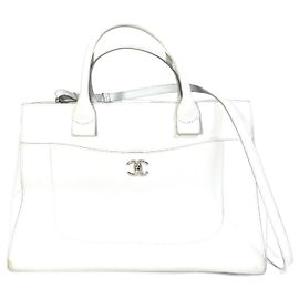 Chanel A69931 Bolsa de Ombro CC Mark 2WAY Branco