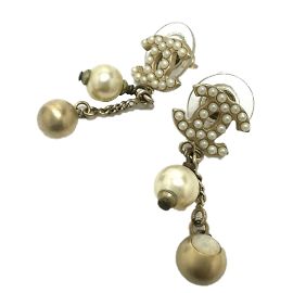 Pendientes de oro Chanel CC Mark 05A Dorado