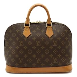 Louis Vuitton-Sac à main Alma Monogram Louis Vuitton-Marron