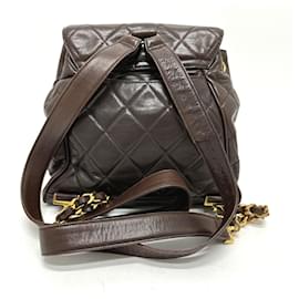 Chanel-Chanel CC Mark Chain Backpack-Brown
