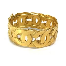 Chanel-Chanel Gold Plated Bangle-Golden