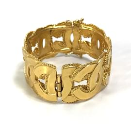 Chanel-Chanel Gold Plated Bangle-Golden