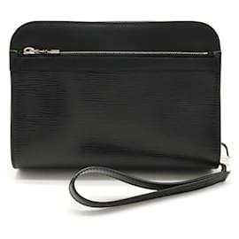 Louis Vuitton-Louis Vuitton Epi Hoche Second Bag Clutch-Black