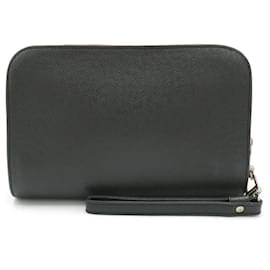 Louis Vuitton-Louis Vuitton Taiga Baikal Clutch Handbag-Black,Grey