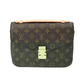 Louis Vuitton-Louis Vuitton Monogram Pochette Metis MM Handbag-Brown